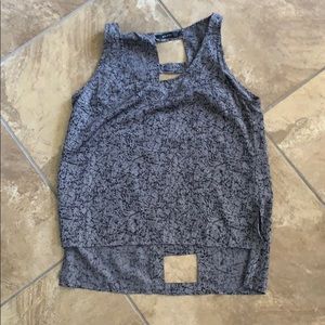 Grey with black splatter paint styled top